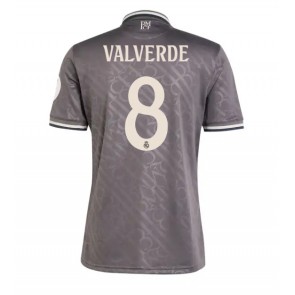 Real Madrid Federico Valverde #8 Tredje trøje 2024-25 Kort ærmer